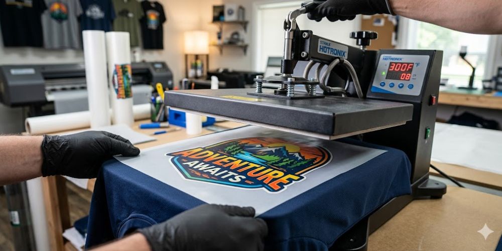 How to Heat Press Custom DTF Transfers on Polyester?