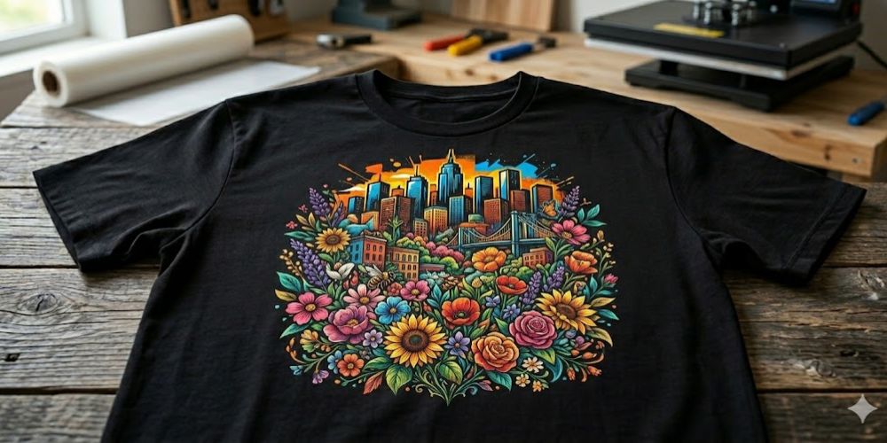 How To Print DTF On Black Shirt?