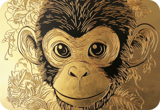 Special Gold Foil DTF Gang Roll