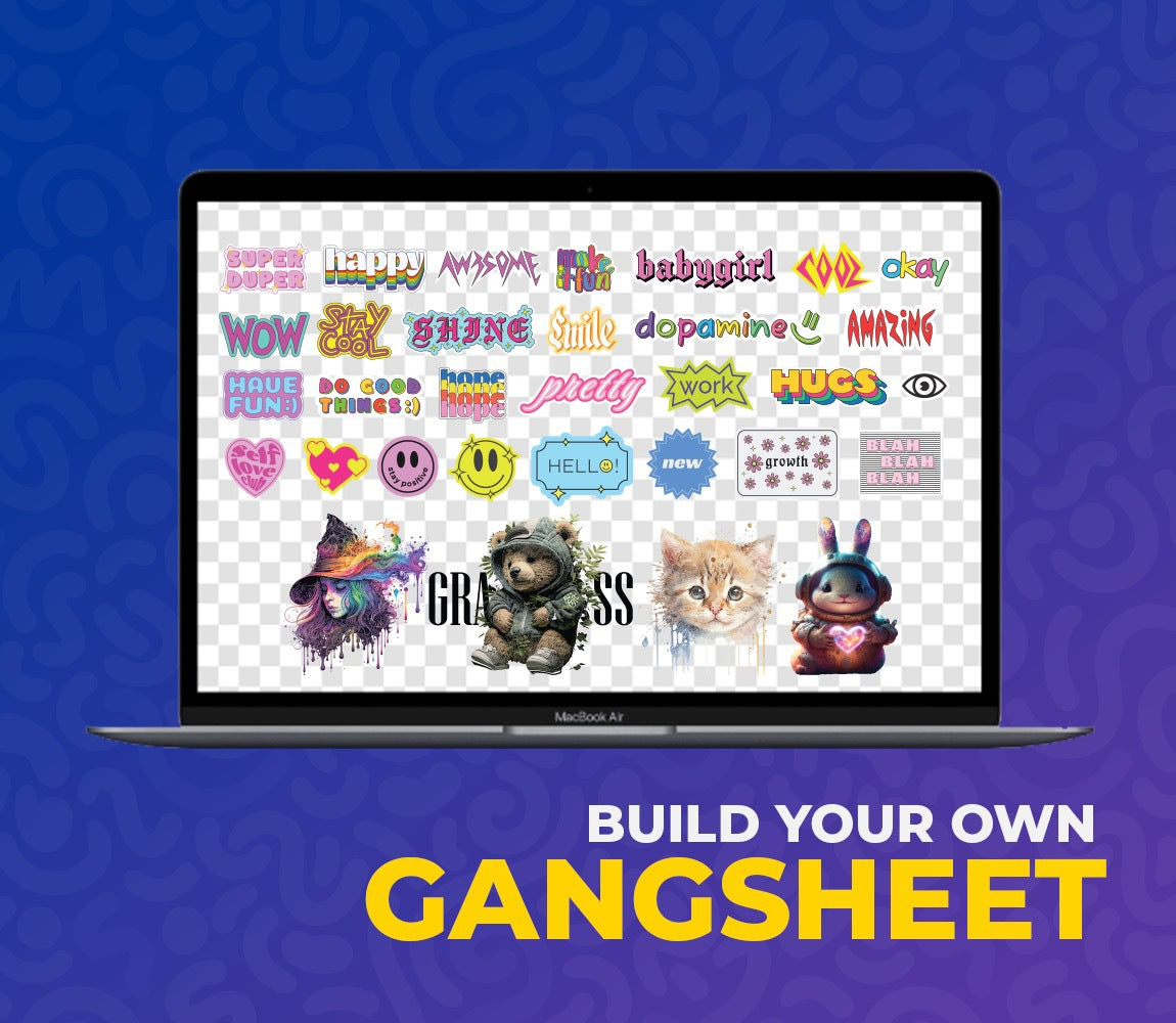 Online gang sheet builder
